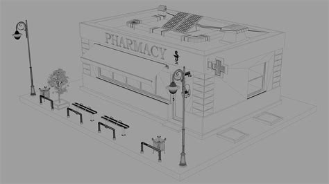 Pharmacy - 3D Model by zyed