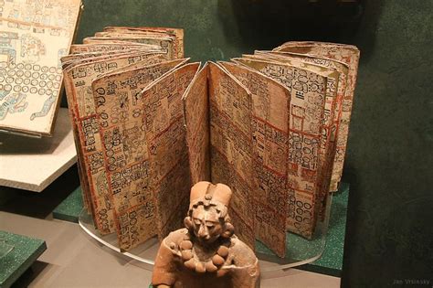 Mayan Codex of accordion-folded bark with ink writing | Mayan books, Ancient mayan, Ancient writing