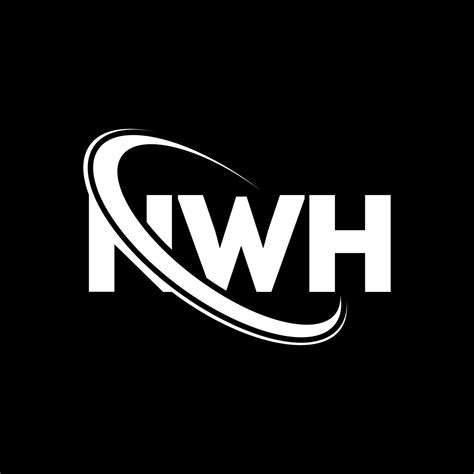 NWH logo. NWH letter. NWH letter logo design. Initials NWH logo linked with circle and uppercase ...