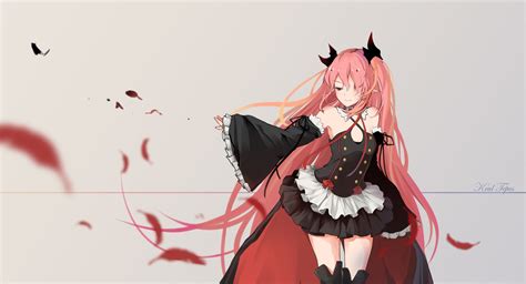 owari, No, Seraph, Series, Anime, Character, Vampire, Girl, Dress, Pink, Hai Wallpapers HD ...