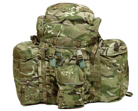 British Army Surplus Long and Short back bergen rucksack MTP camo ...