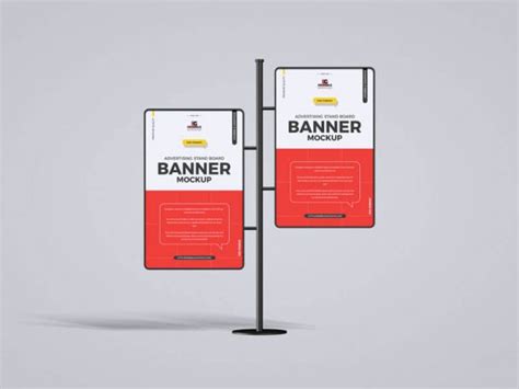 Free Outdoor Advertising Street Road Signboard Mockup PSD - PsFiles