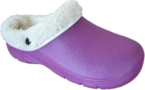 Briers Womens/Ladies Footwear Gardening Clogs With Removable Fleece Lining, Navy UK: Amazon.co ...