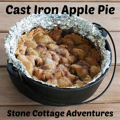 Stone Cottage Adventures: Cast Iron Apple Pie Recipe