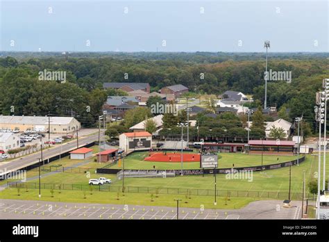 Monroe, LA, USA - October 5, 2019: Softball Stadium on UL-Monroe Campus ...