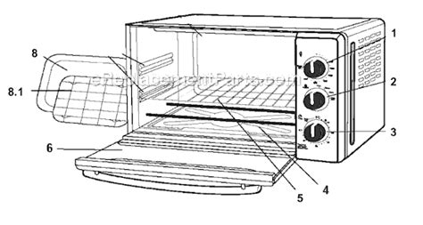 Oster TSSTTVCF01 Toaster Oven OEM Replacement Parts From ...