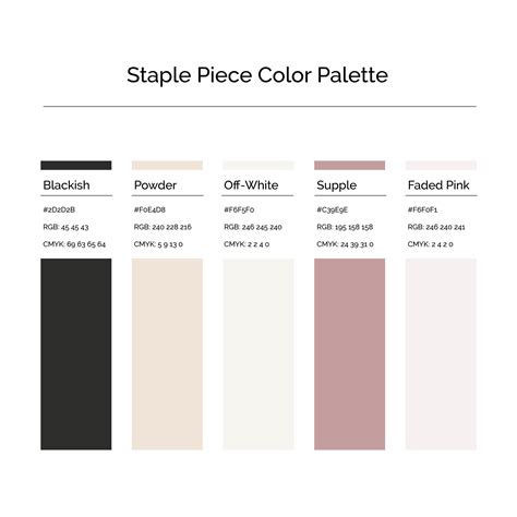 15 More Minimalist Color Palettes to Jump Start Your Creative Business | Color palette, Brand ...