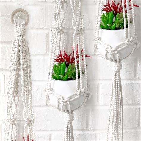 Macrame Plant Hanger Kit / Macrame Kit Beginner / Hanging | Etsy