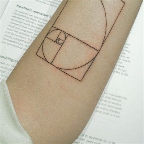 Golden Ratio Tattoo: 30 Ideas Of The Most Mystical Symbol In Our Universe | Golden ratio tattoo ...