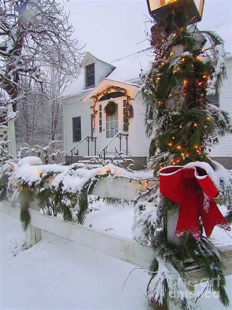 New England Christmas Photograph by Elizabeth Dow | New england ...