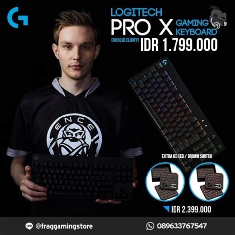 Jual Logitech G PRO X TKL RGB Swappable Switch Mechanical Gaming ...