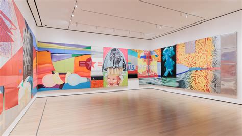 Installation view of the gallery "James Rosenquist's F-111" in the ...