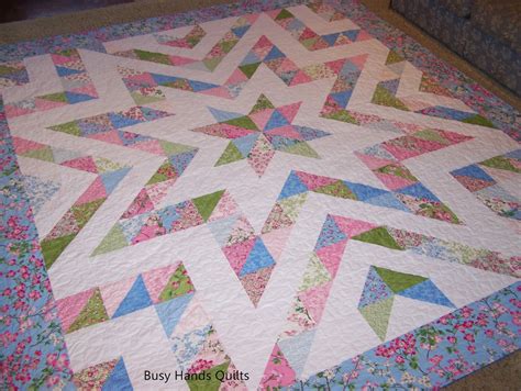 Busy Hands Quilts: Finished in 5 Days - King Size Sparkle Plenty in Dogwood Trail