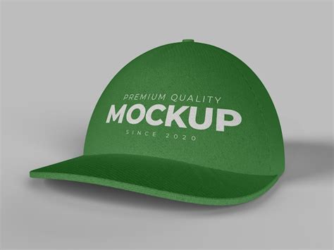 Cap mockup front view closeup | Premium PSD File