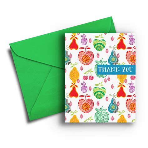 Cute Fruit Thank You Card – Fresh Frances