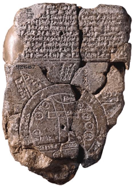1 Babylonian map. The Imago Mundi conveys the origins and configuration... | Download Scientific ...