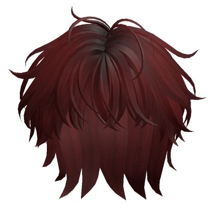 Soft Anime Style Hair(Red) | Roblox Item - Rolimon's