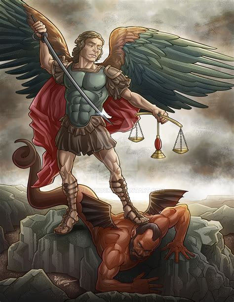 My Take on the Classic Archangel Michael Painting by kpetchock on ...