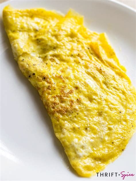 How to Make a Cheese Omelet (with photos) - Thrift and Spice