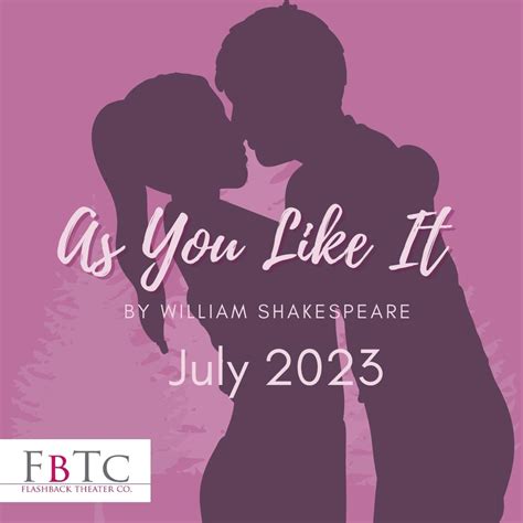 SomerStage Series: As You Like It | Flashback Theater Co.