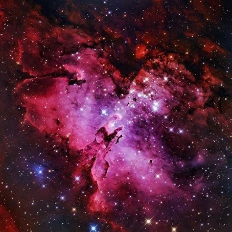 M16 and Eagle Nebula. See explanations below 👇.⠀ //⠀ Consider Following if you like our content🌝 ...