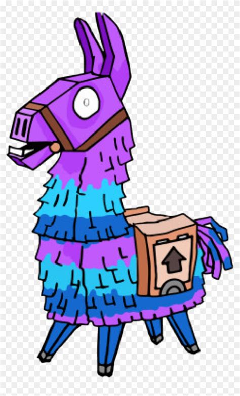 Lama Sticker - Fortnite Llama Png - Free Transparent PNG Clipart Images ...