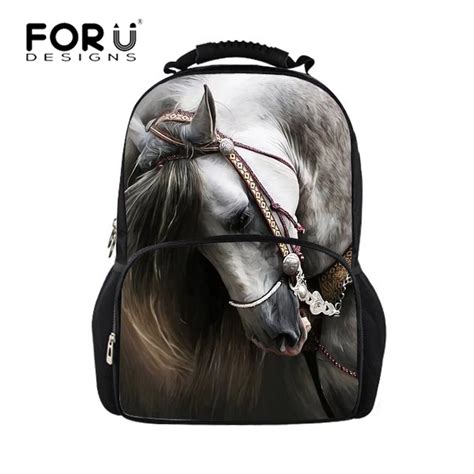 FORUDESIGNS horse backpacks for teens school bag, school backpack ...