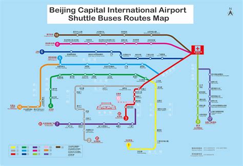 Beijing International Airport Terminal Map