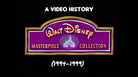 Walt Disney Masterpiece Collection Logo History - YouTube