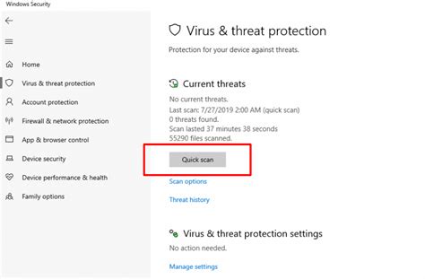 How to run a virus scan with Windows Defender – support.apu.edu