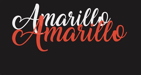 Amarillo free Font - What Font Is