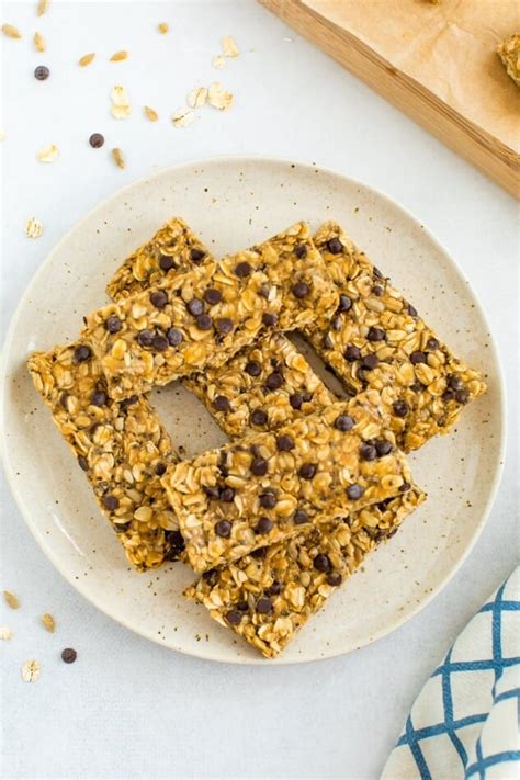 Nut Free Granola Bars (with SunButter) - Eating Bird Food