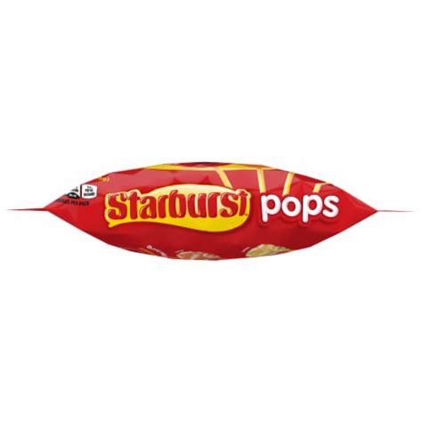 Starburst® Pops Fruity Assorted Lollipop Chewy Candy Bag, 1 bag / 8.8 ...