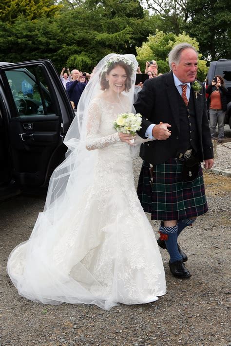 Rose Leslie's Modest Lace Wedding Dress Is Fit For a Queen . . . of the North, Perhaps ...