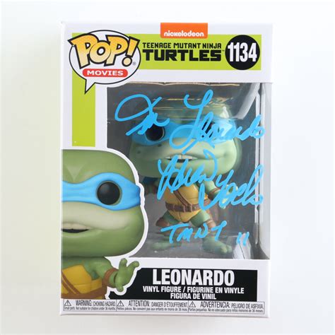 Brian Tochi Signed "Teenage Mutant Ninja Turtles" #1134 Leonardo Funko Pop! Vinyl Figure ...