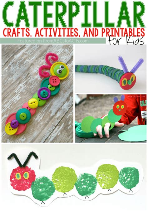 Caterpillar Crafts and Activities for Kids - From ABCs to ACTs