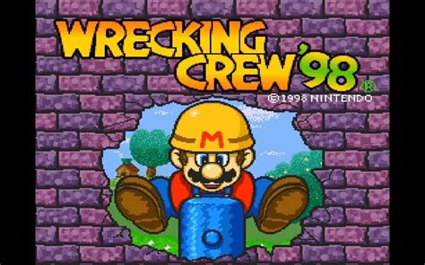 Mario Mania: Game Cameos for the Fan’s Complete Collection – Wrecking Crew ’98 | Old School ...