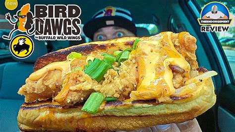 Buffalo Wild Wings® Loaded Bird Dawgs Review! 🐃🐔🌭| theendorsement - YouTube