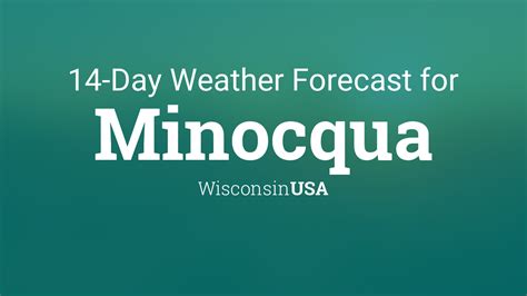 Minocqua, Wisconsin, USA 14 day weather forecast