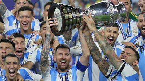 Lionel Messi tears turn to joy as Argentina lift the Copa America again