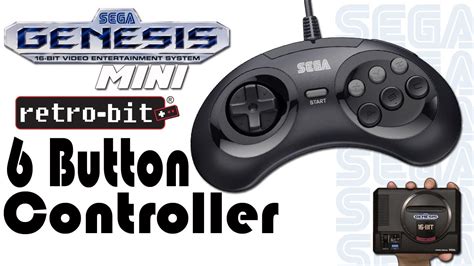 Sega Genesis Mini Retrobit 6 Button Controller - Review / Unboxing - YouTube