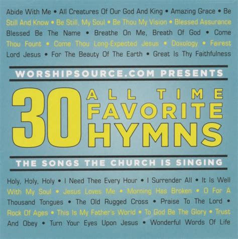 Various - 30 All Time Favorite Hymns - Amazon.com Music