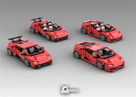 LEGO MOC Lamborghini Huracan EVO 8stud wide Speed Champions Size ...