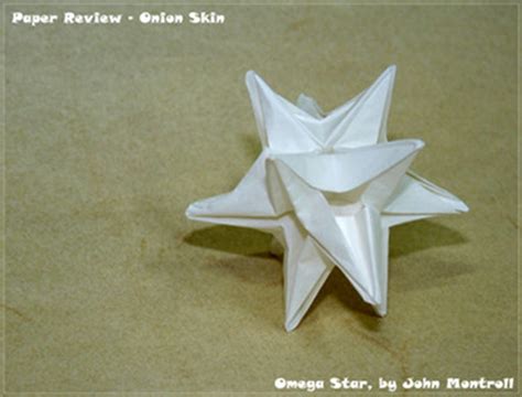 Onion Skin Paper Thickness - Origami