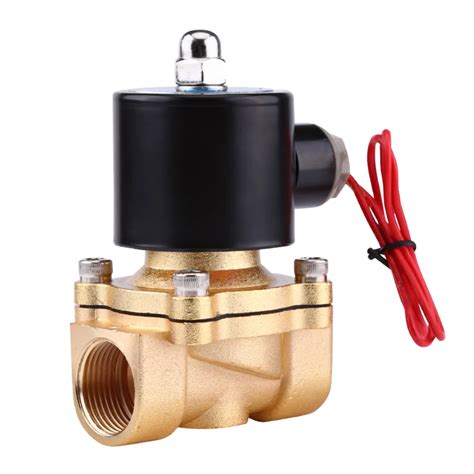 New DC 12V 1/2" Normal Closed Electric Solenoid Valve for Water Air ...