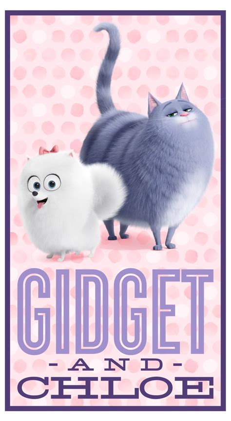 Secret Life of Pets Gidget & Chloe Fabric by the Panel - Etsy