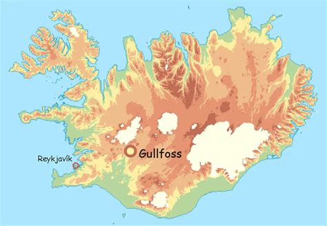 Gullfoss Localisation - MapSof.net