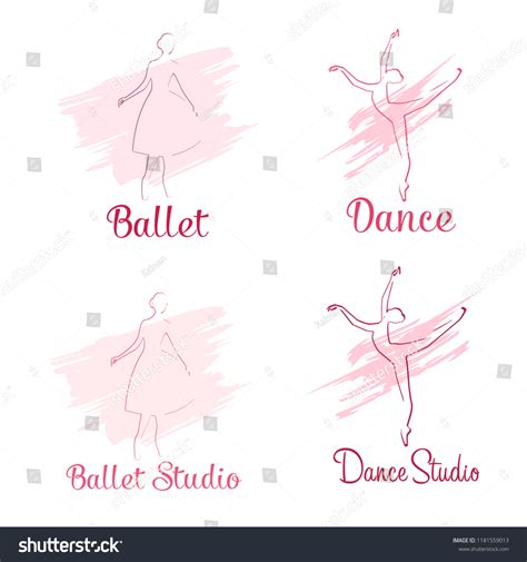 Ballet Logo Dance Logo Vector Illustration Stock Vector (Royalty Free) 1181559013 | Shutterstock