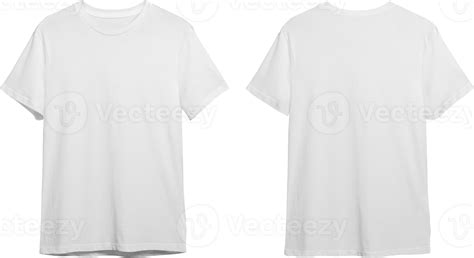 White men's classic t-shirt front and back 23370464 PNG