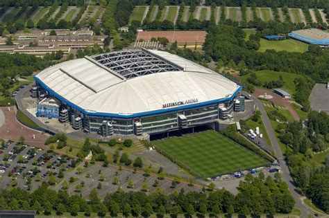 Luftaufnahme Gelsenkirchen - Stadion - Multifunktionshalle Veltins ...